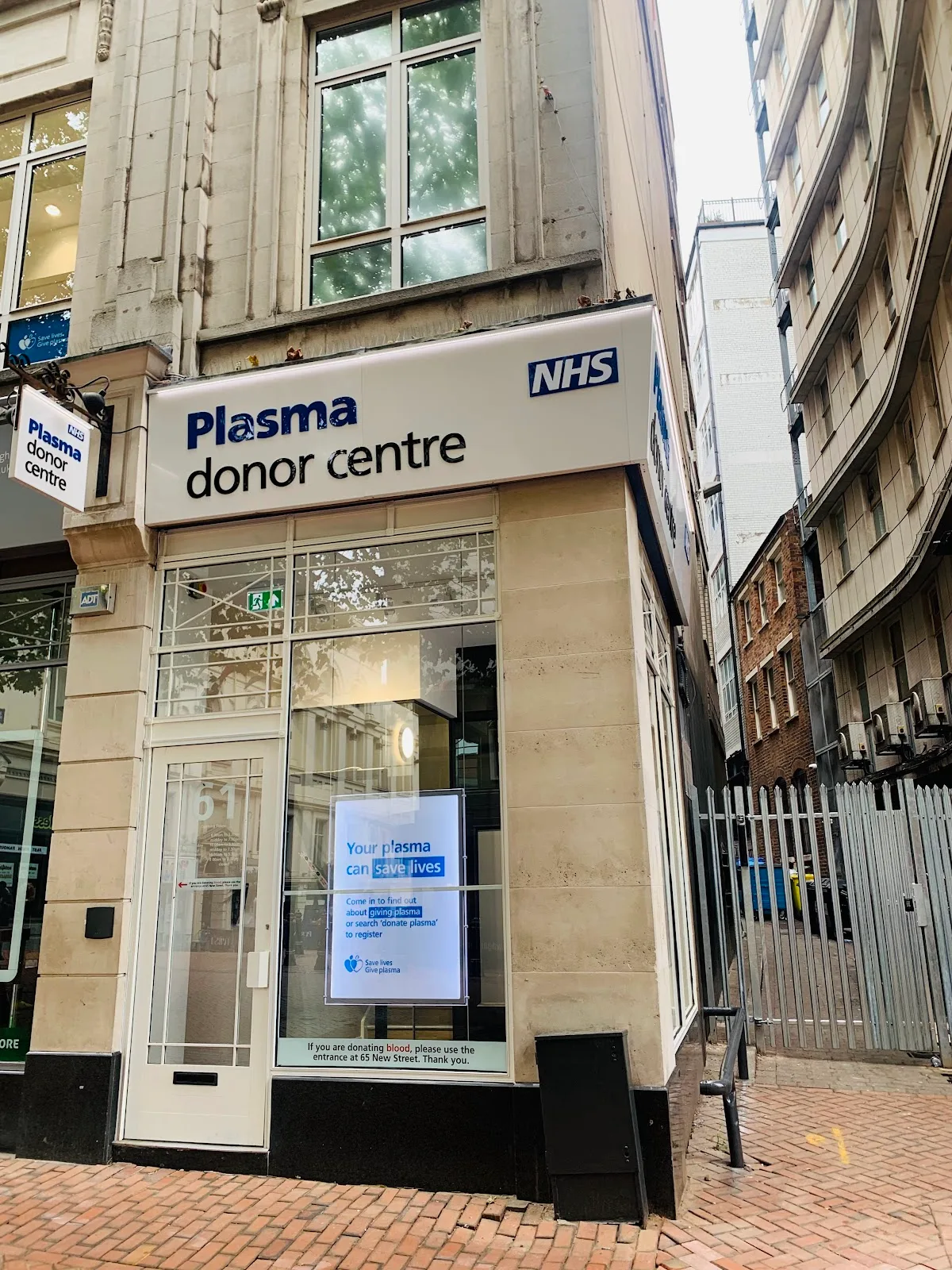 NHSBT Birmingham Plasma Donor Centre