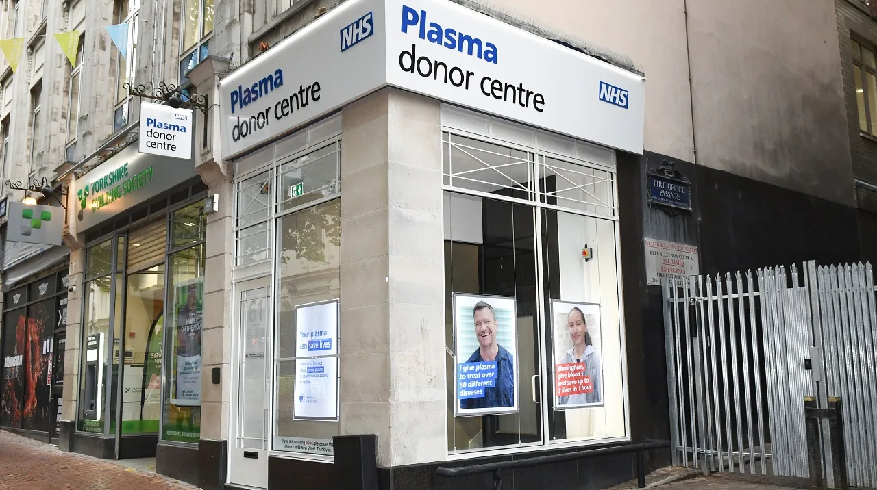 NHSBT Birmingham Plasma Donor Centre