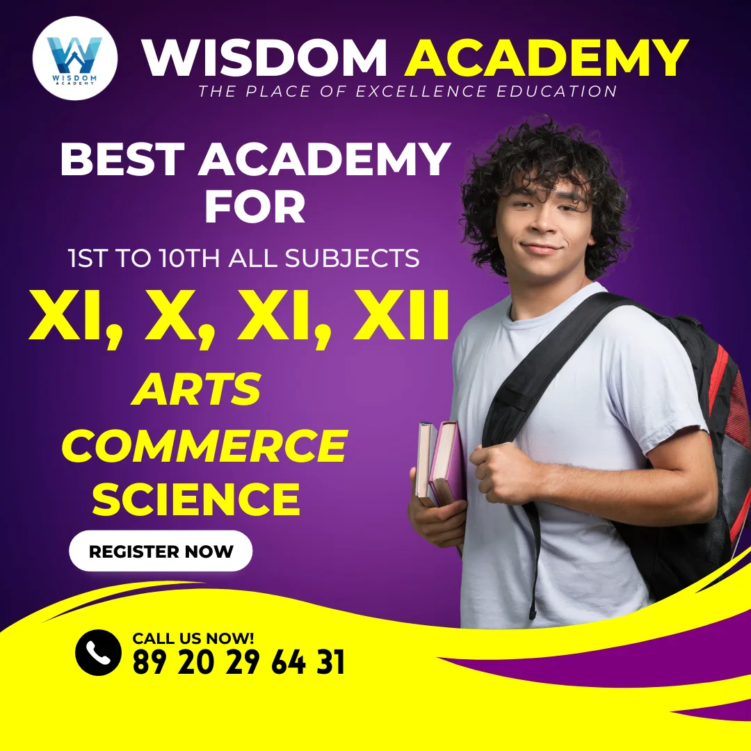 Wisdom Academy / Best institute in Pahar ganj & Chunamandi ( Best institute For Class 9th, 10th, 11th & 12th - All Subjects)