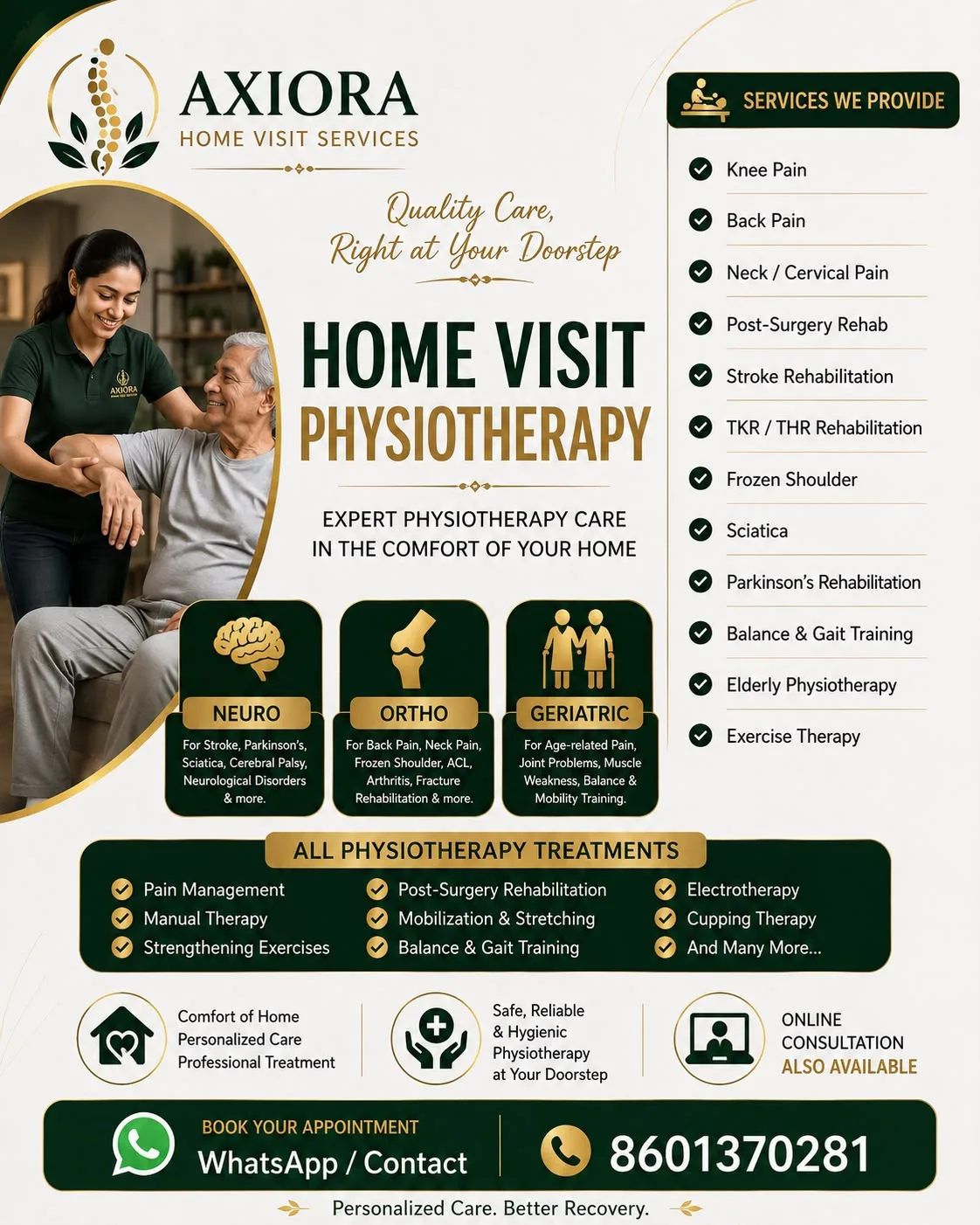 Axiora advanced Physiotherapy centre
