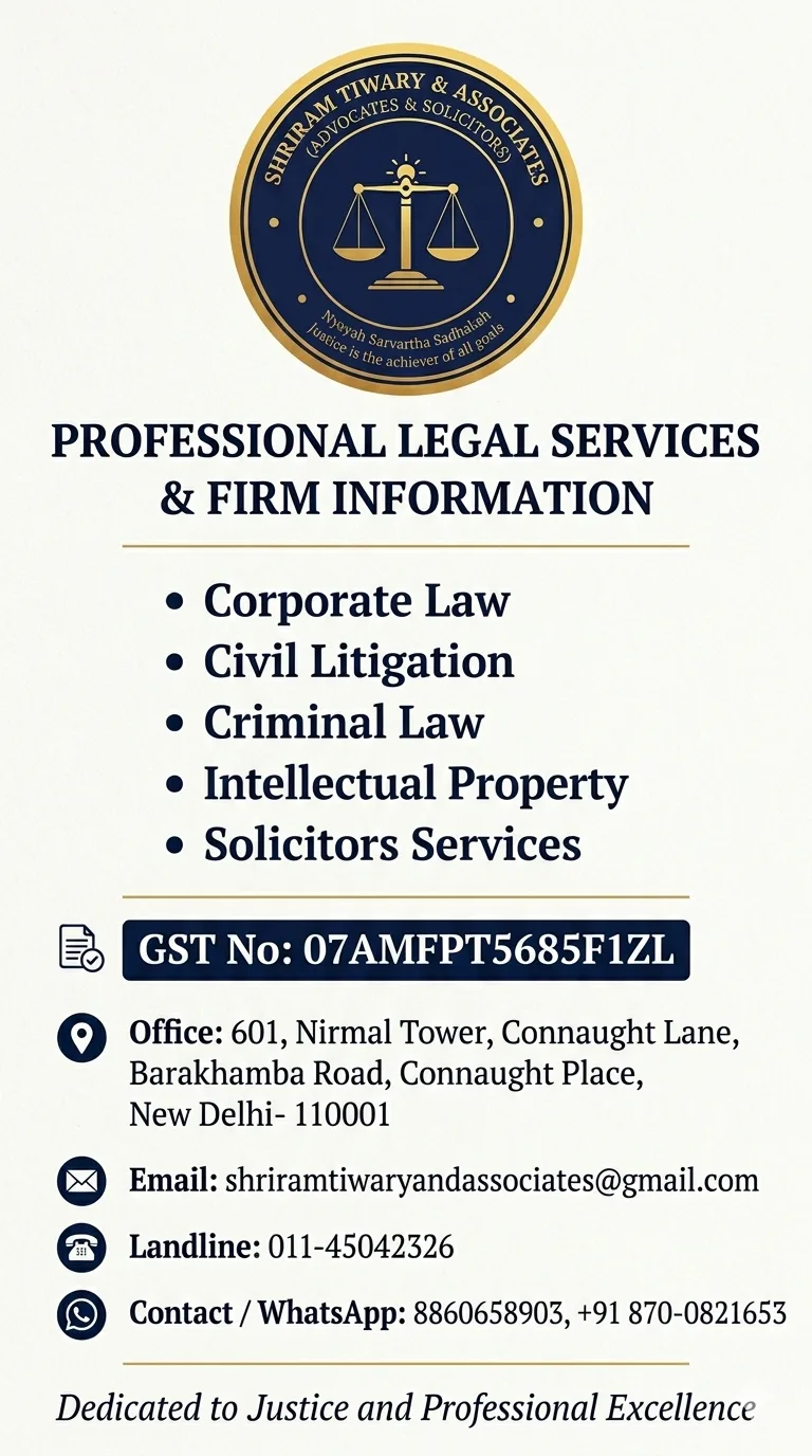 Shriram Tiwary & Associates, (Advocates & Solicitors)