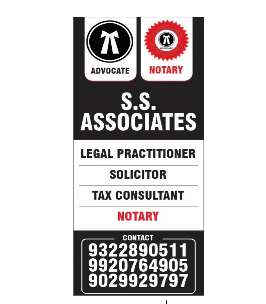 SS ASSOCIATES - Legal, Advocates, Property Lawyers & Notary Govt. of India