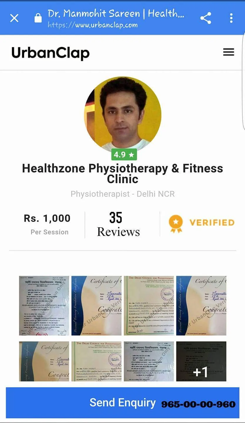 Healthzone Physiotherapy And Fitness Clinic