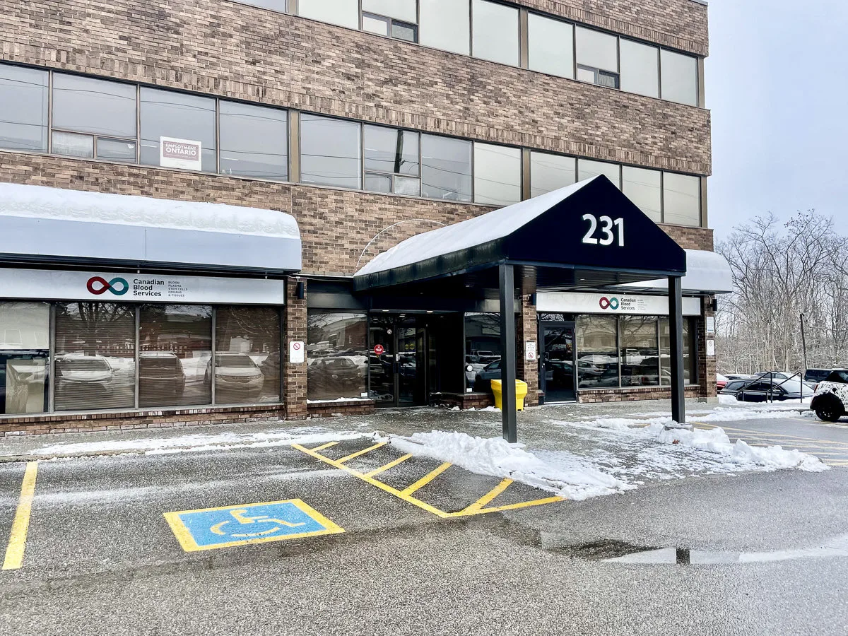 Canadian Blood Services, Barrie