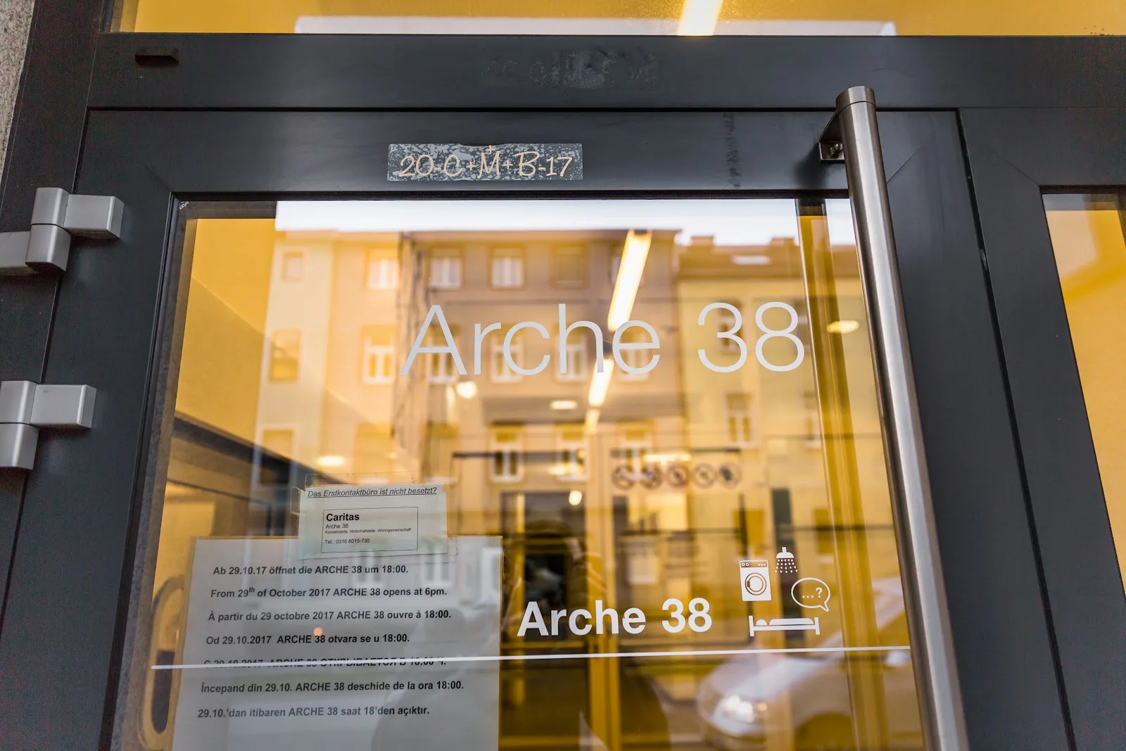 Caritas: Arche38 Notschlafstelle und Betreutes Wohnen