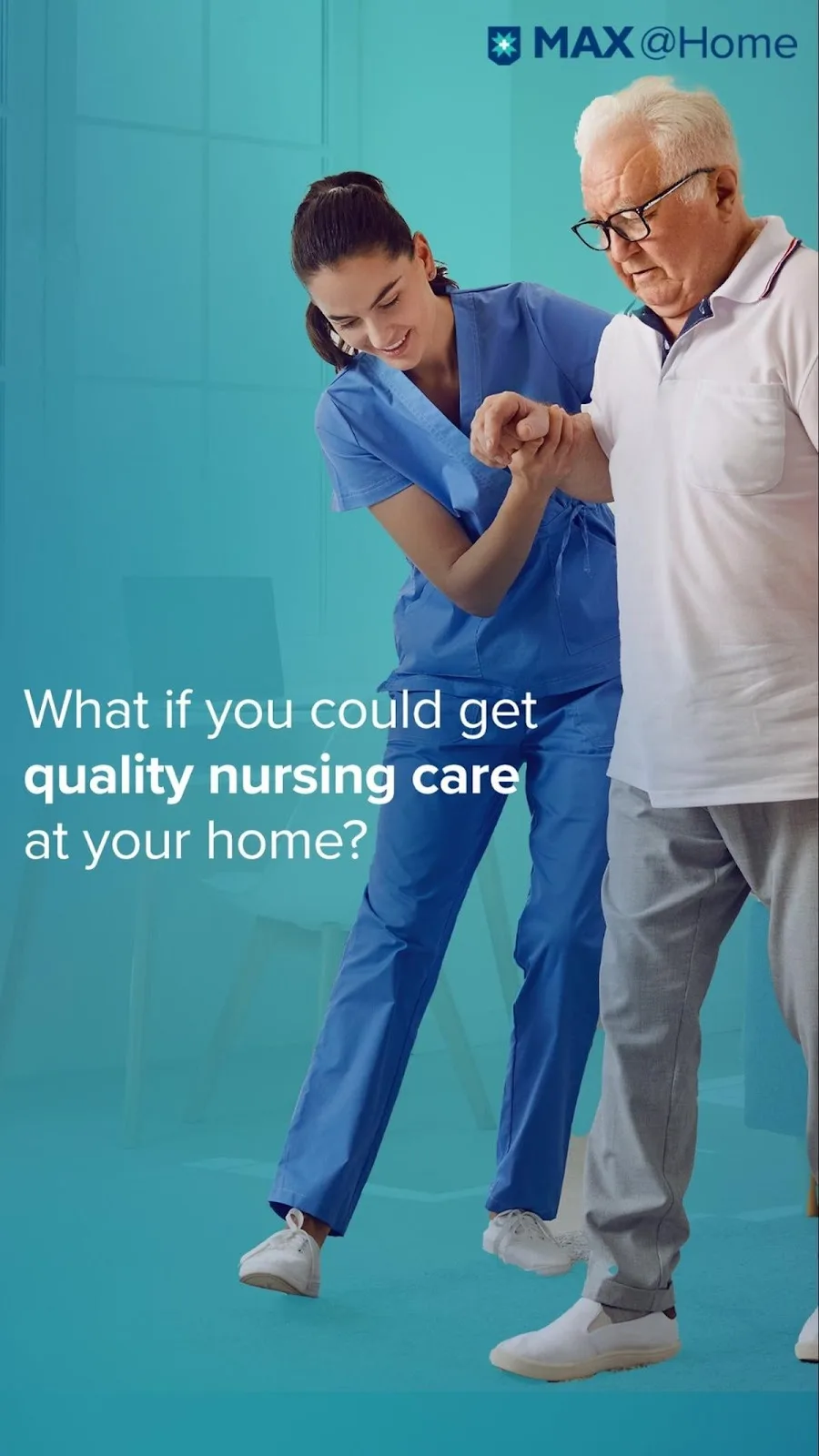 MaxAtHome Elderly Care Taker and Attendant | Home Caregivers | Nursing Services at Home