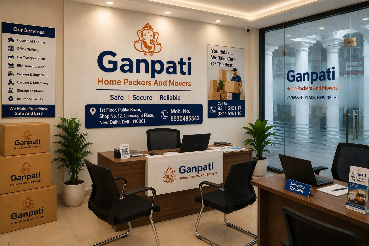 Ganpati Home Packers And Movers Canaught Place