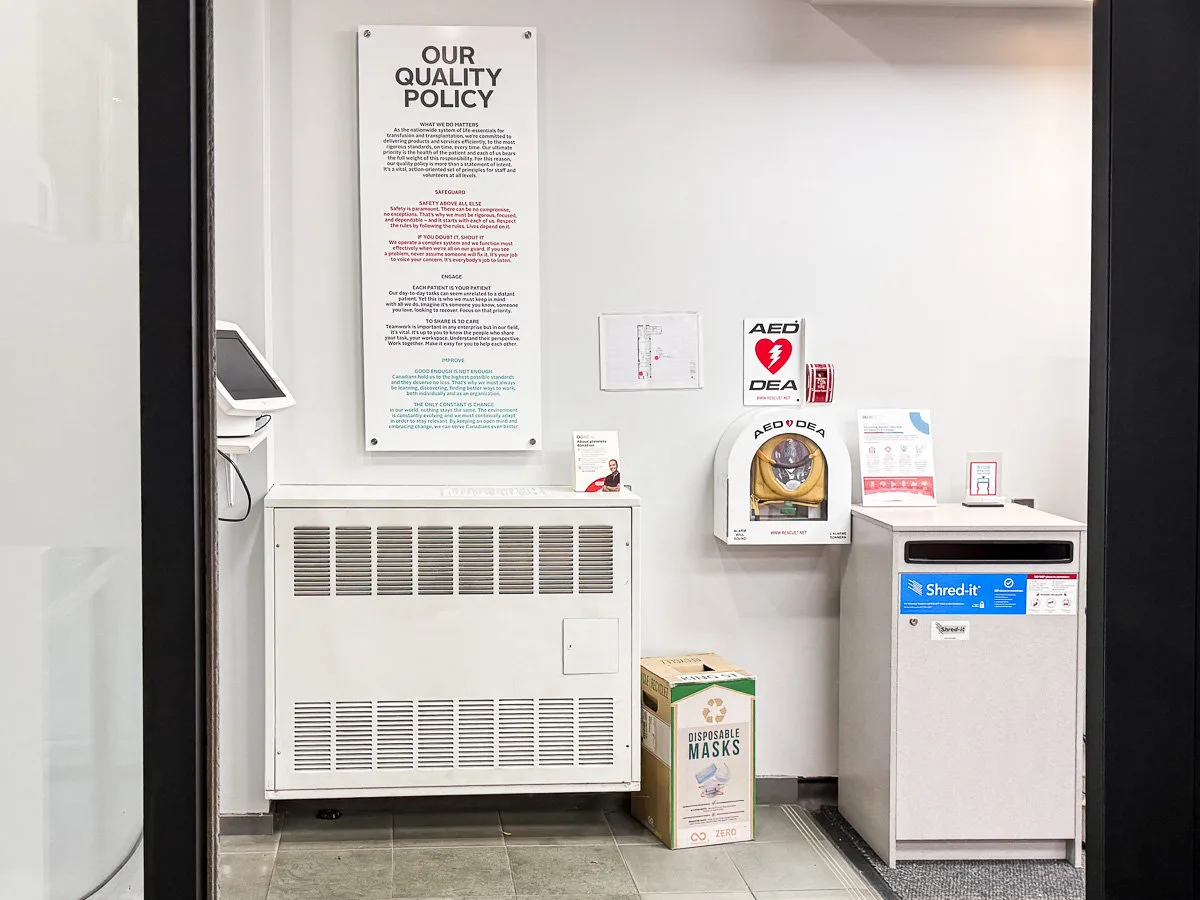 Canadian Blood Services, King St.