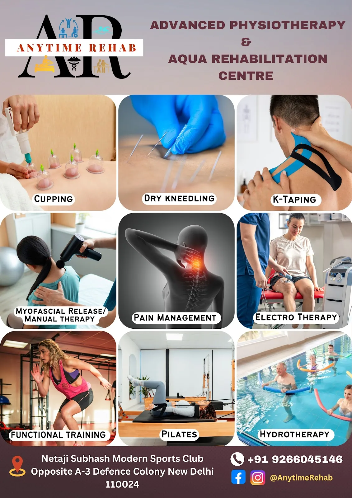Anytime Rehab : Advanced Physiotherapy and Aqua Rehabilitation centre