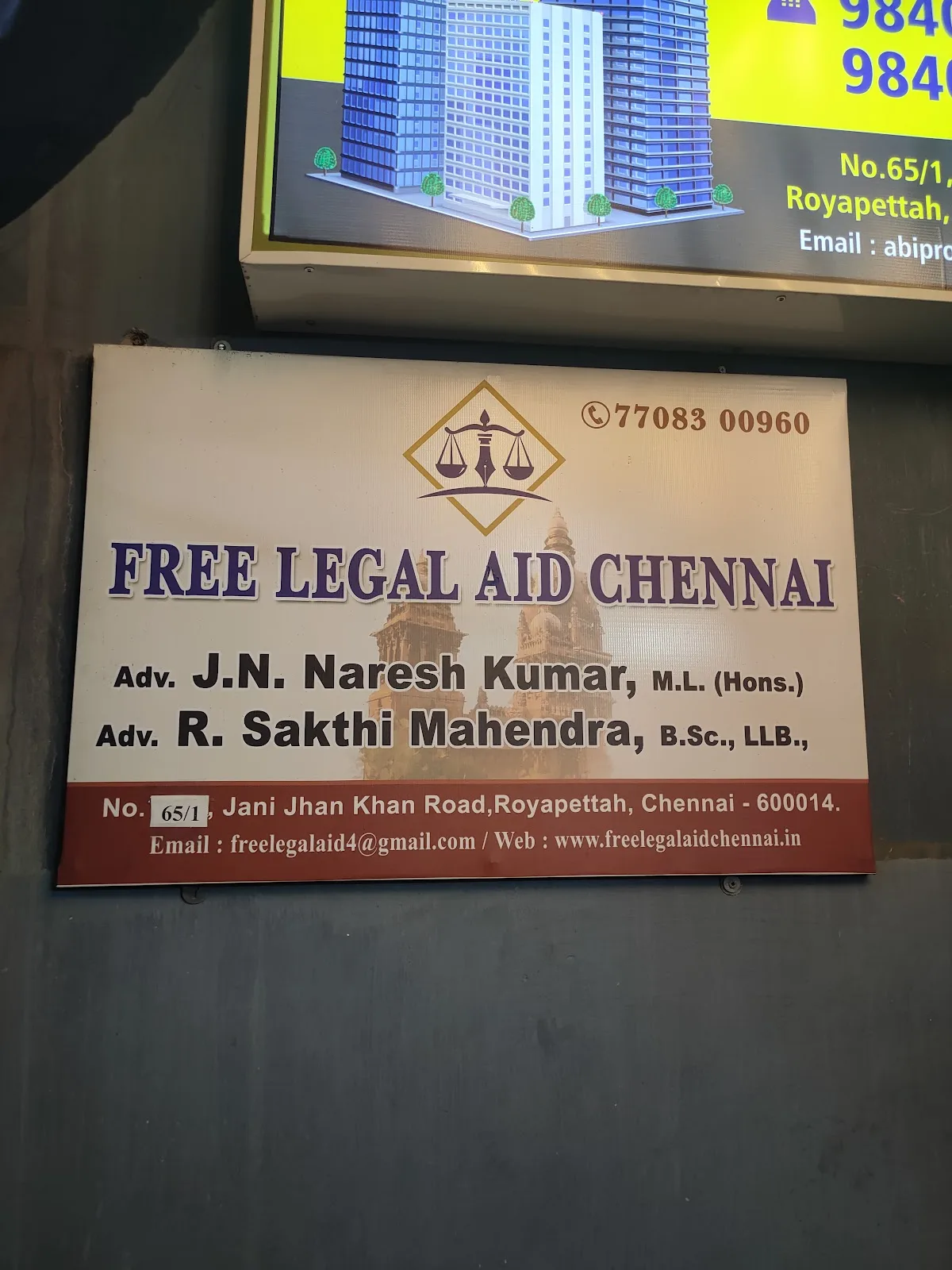 Free Legal Aid Chennai