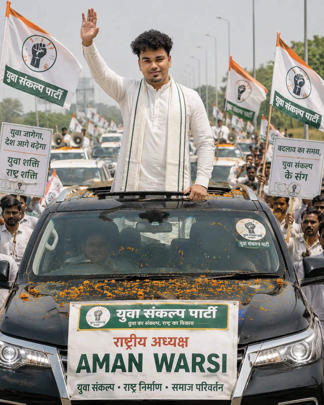 Yuva sankalp party aman warsi