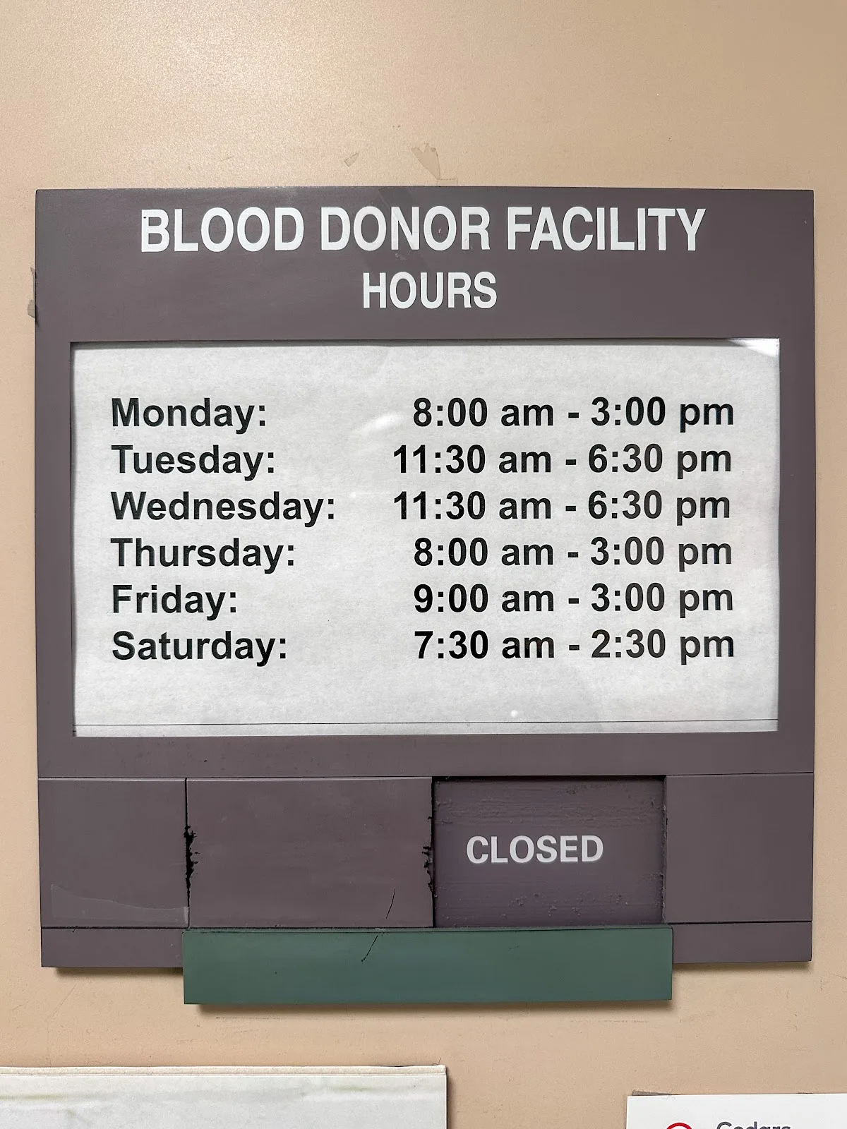 Cedars-Sinai Blood Donor Services