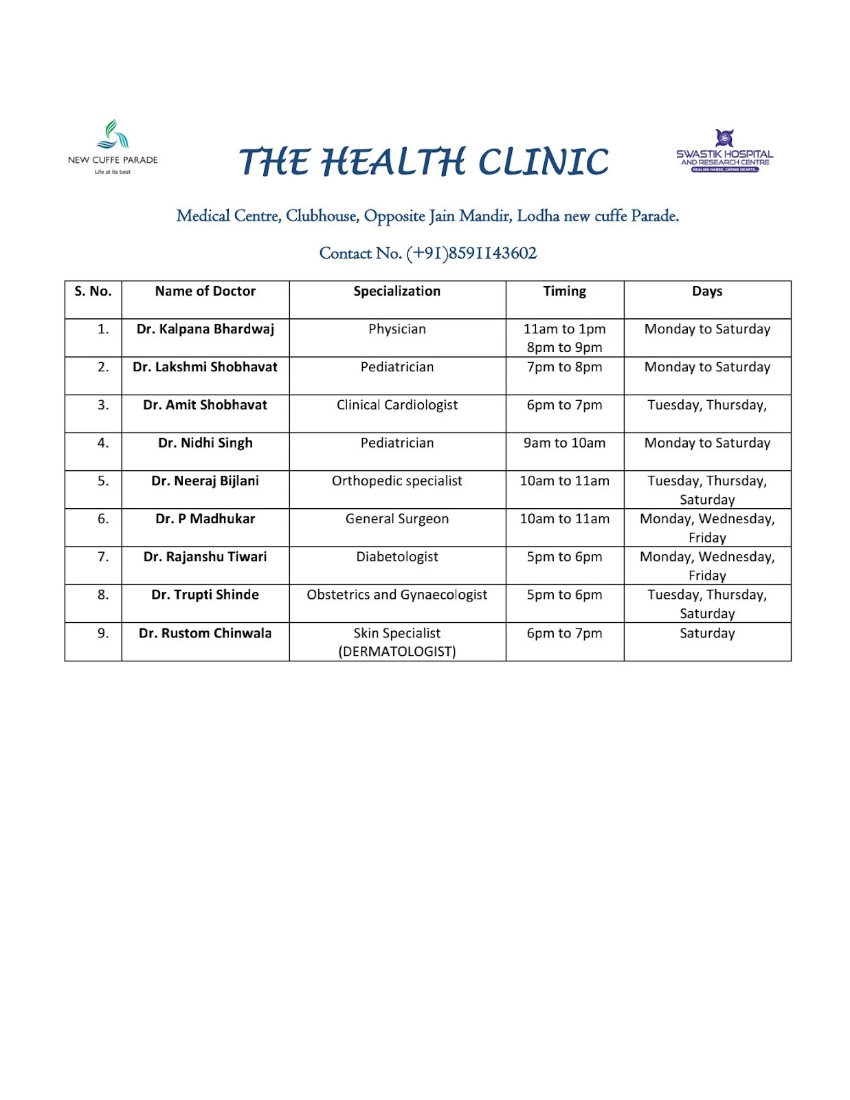 The Health Clinic