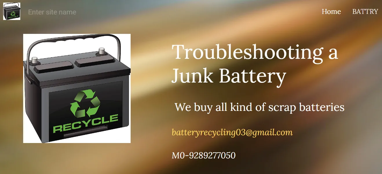 Battery scrap buyer