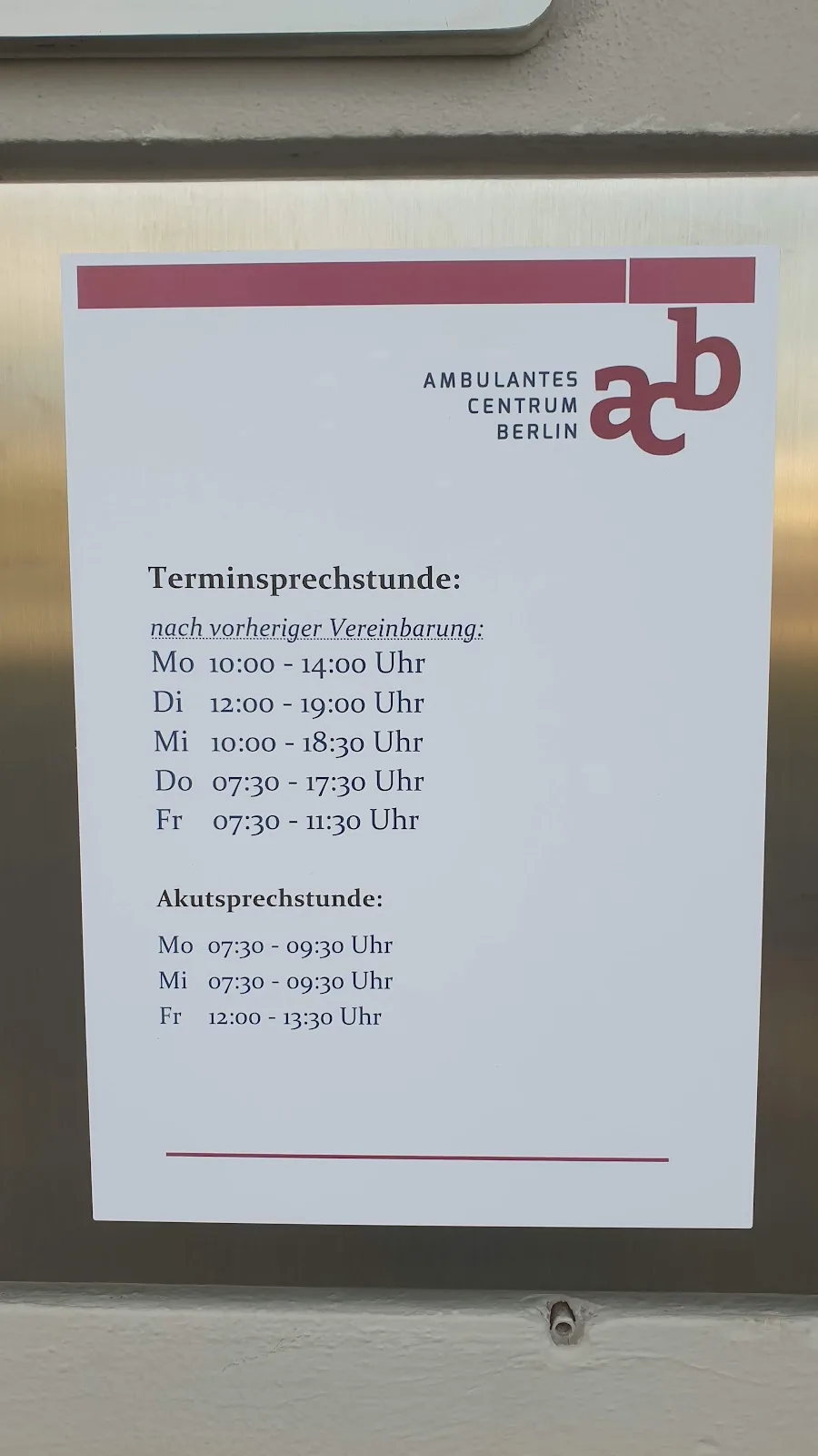 Ambulatory Center Berlin