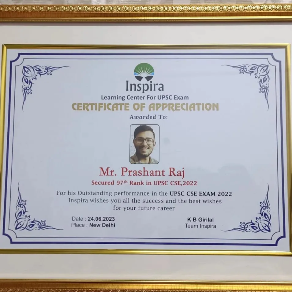 Inspira Learning centre for UPSC Exams