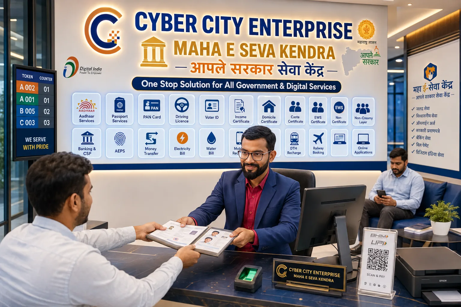 Maha E Seva Kendra Cyber City Enterprise