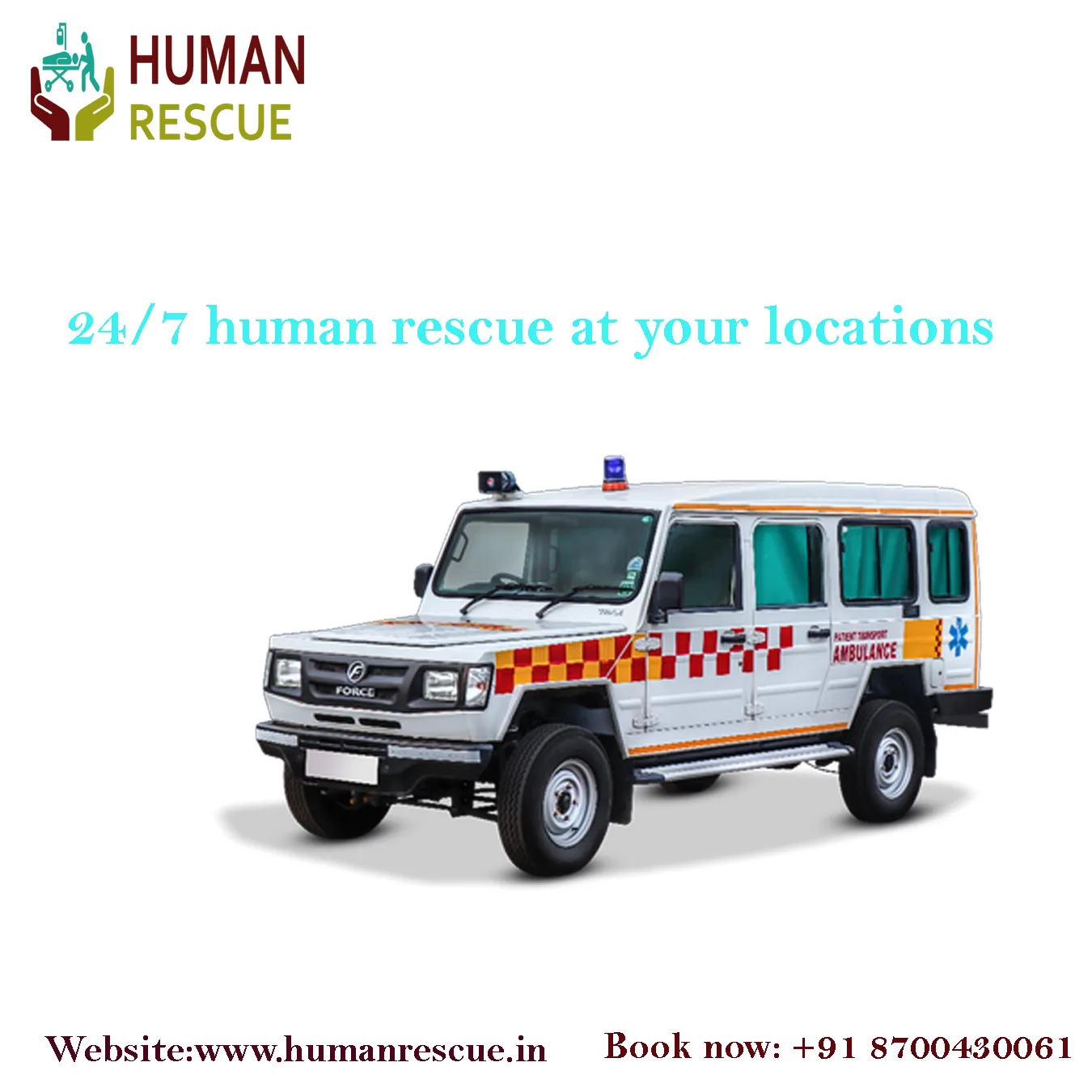 Human Rescue Ambulance Service Delhi