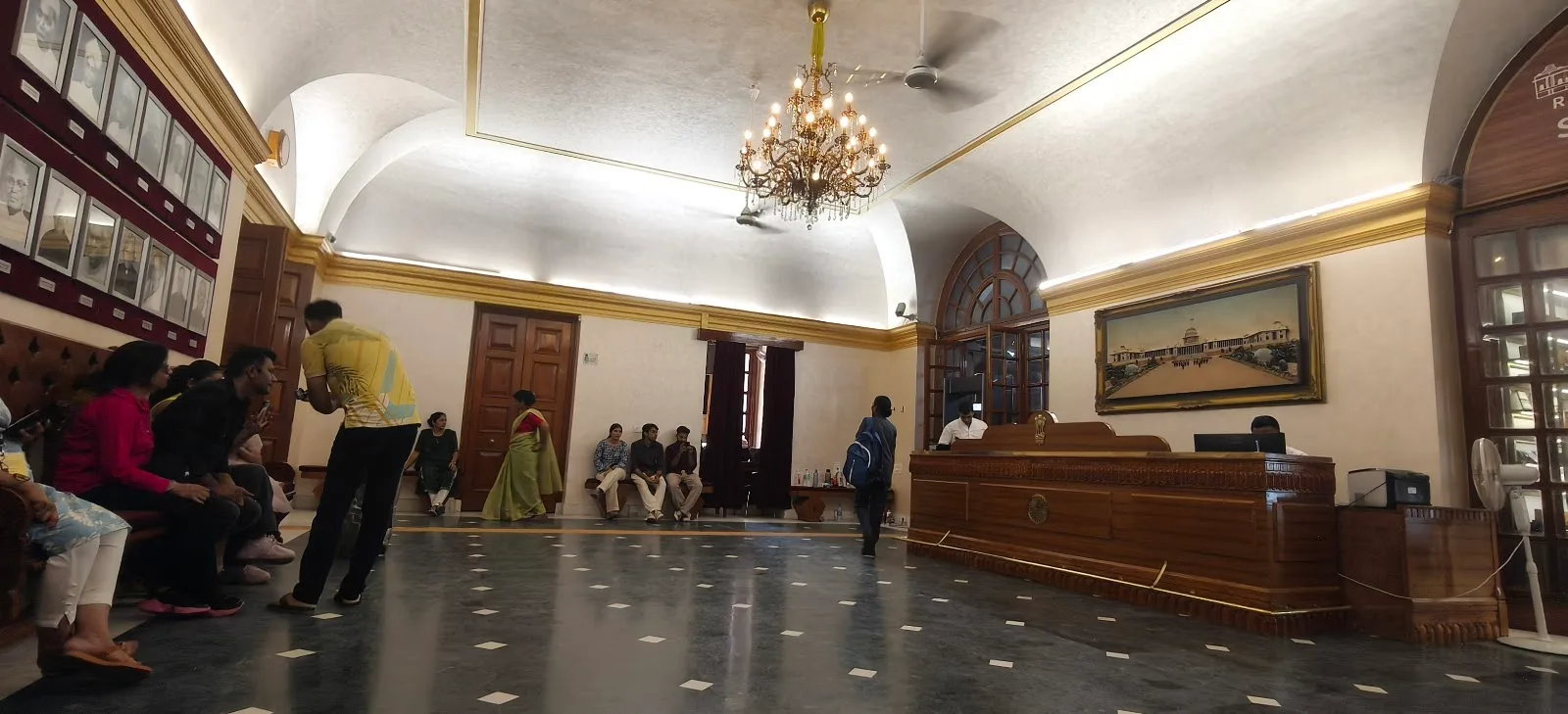 Reception of Rashtrapati Bhavan