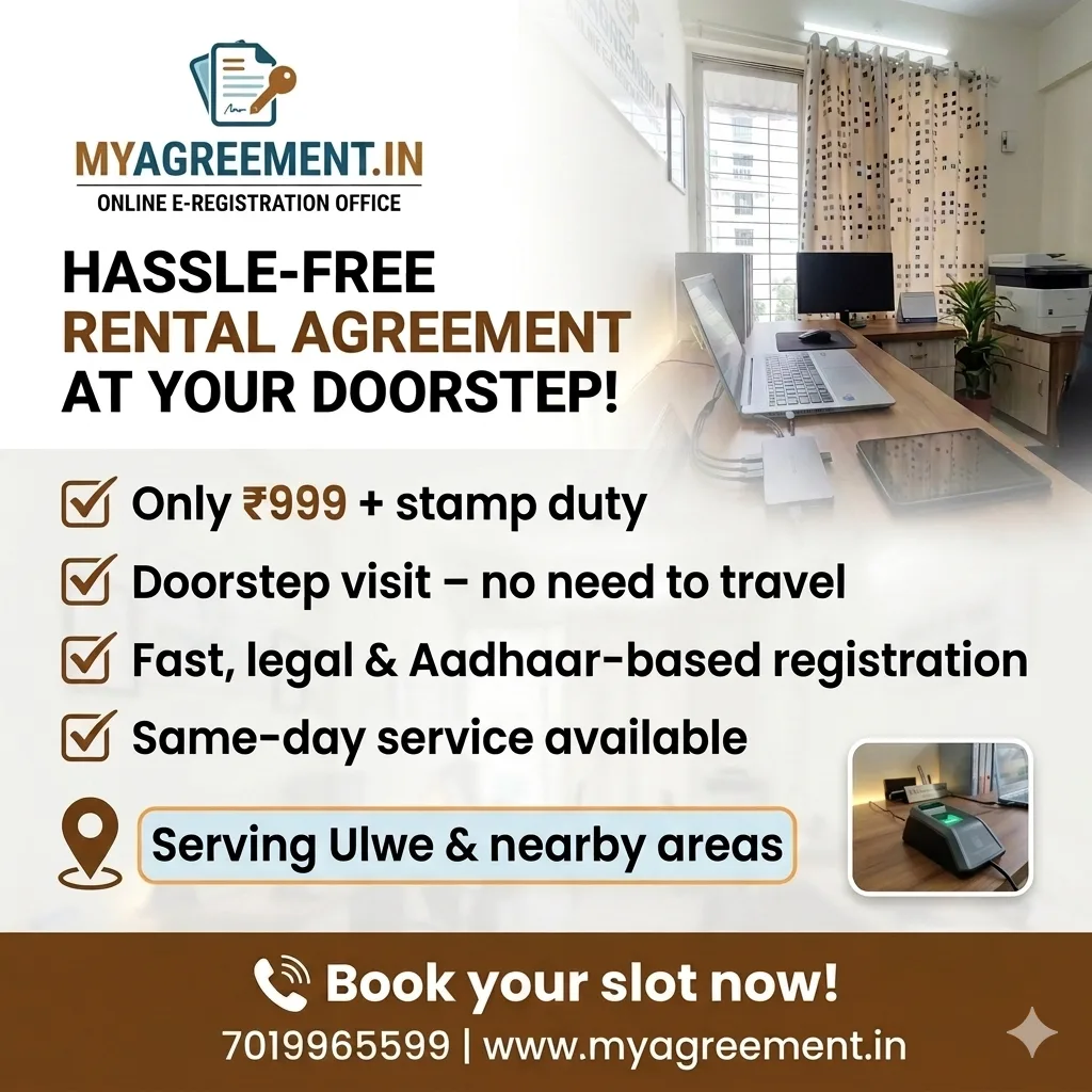 Online E Registration Of Rent Agreement(Leave And License Residential Flats,Commercial Shops,Office)
