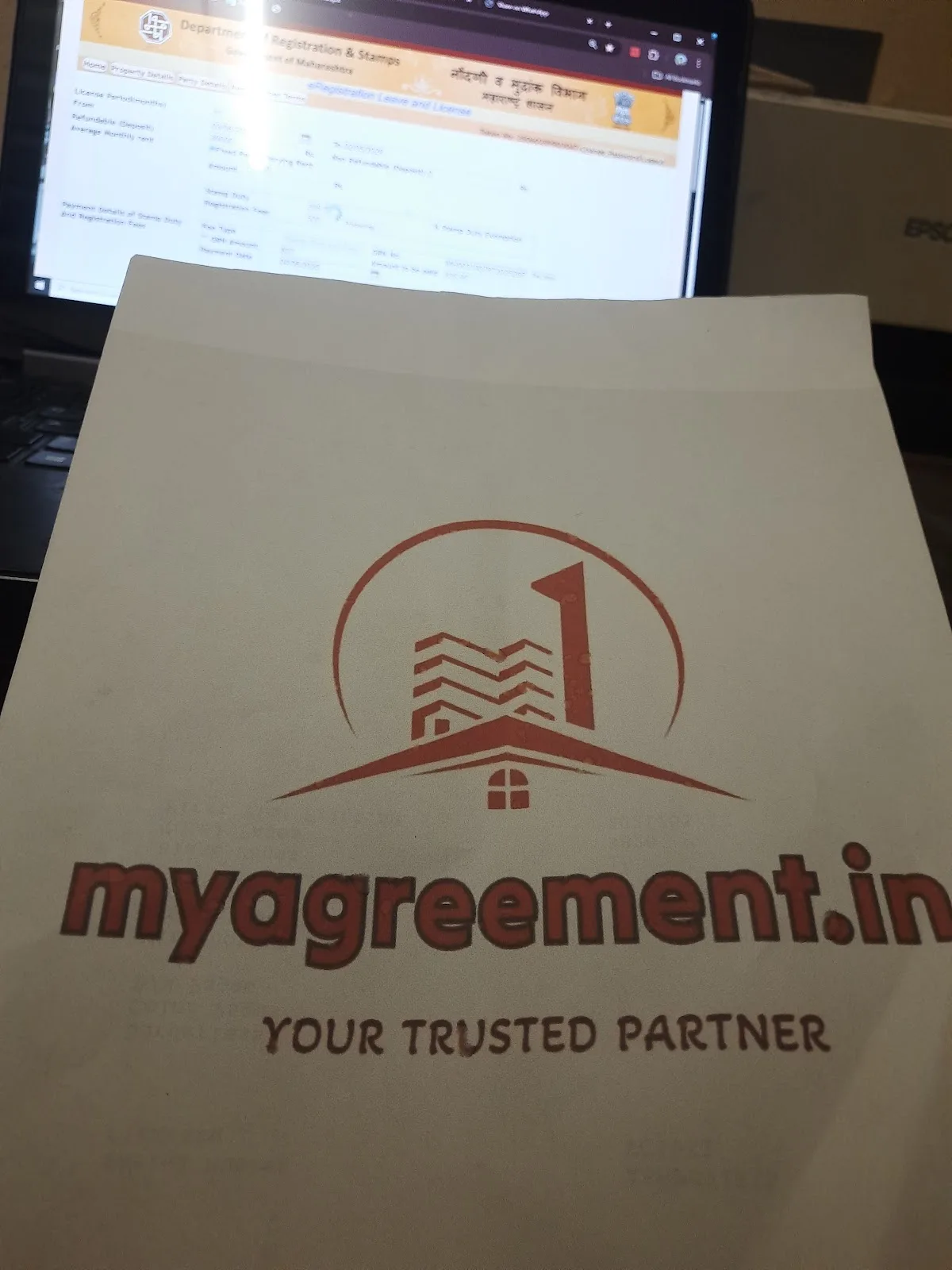 Online E Registration Of Rent Agreement(Leave And License Residential Flats,Commercial Shops,Office)