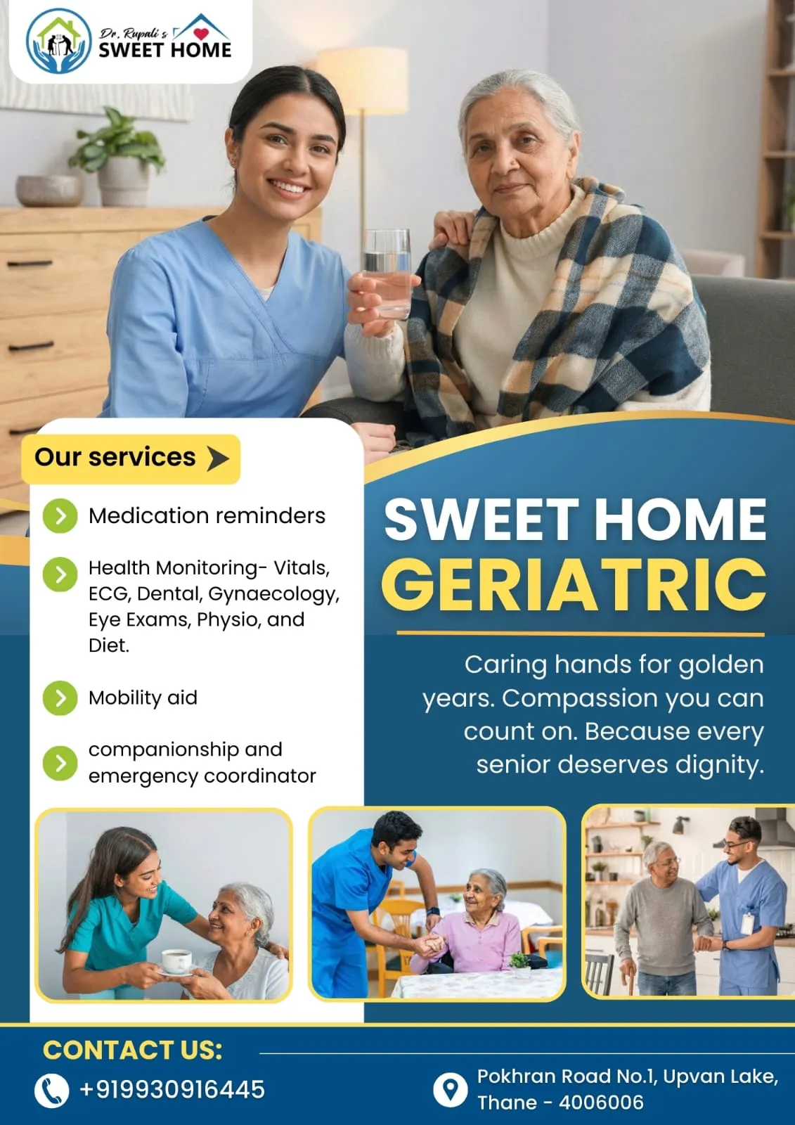 Sweet Home Geriatric Care | Elderly Care Services Thane, Mumbai