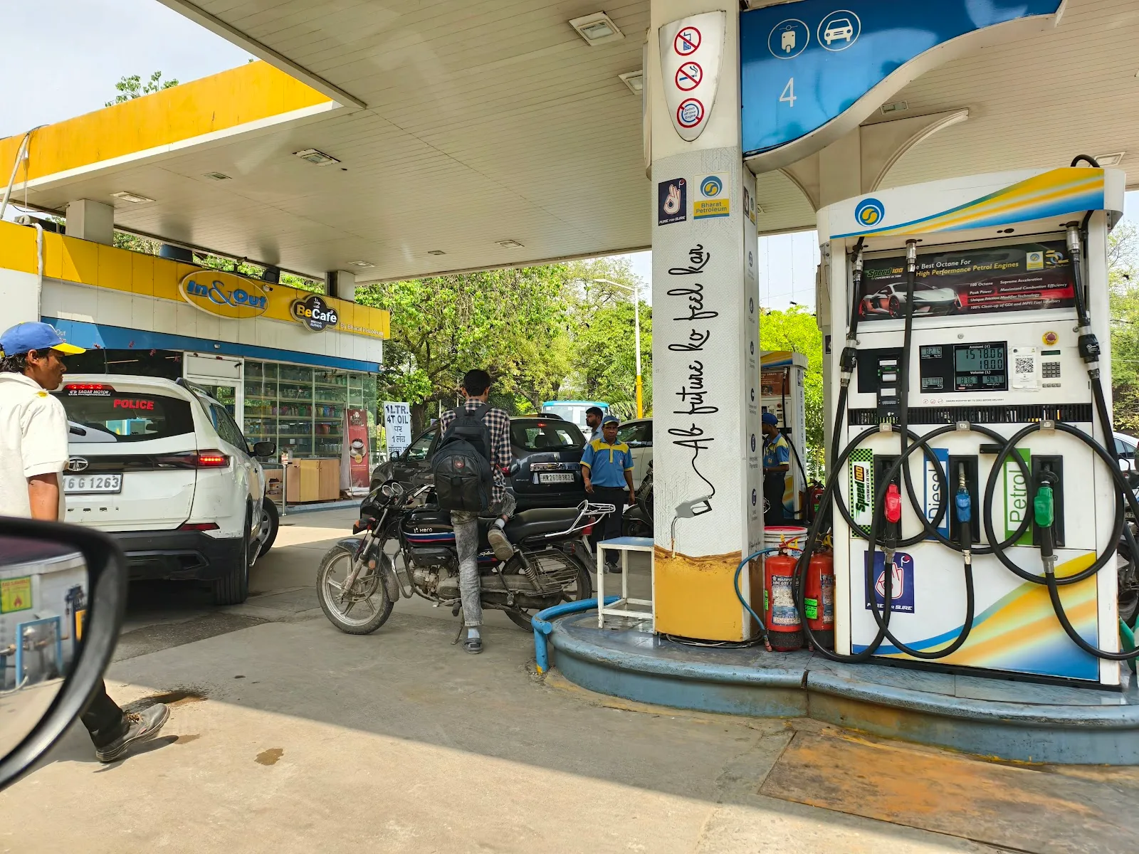 Car Care Centre Repairing Services & BPCL Petrol Pump
