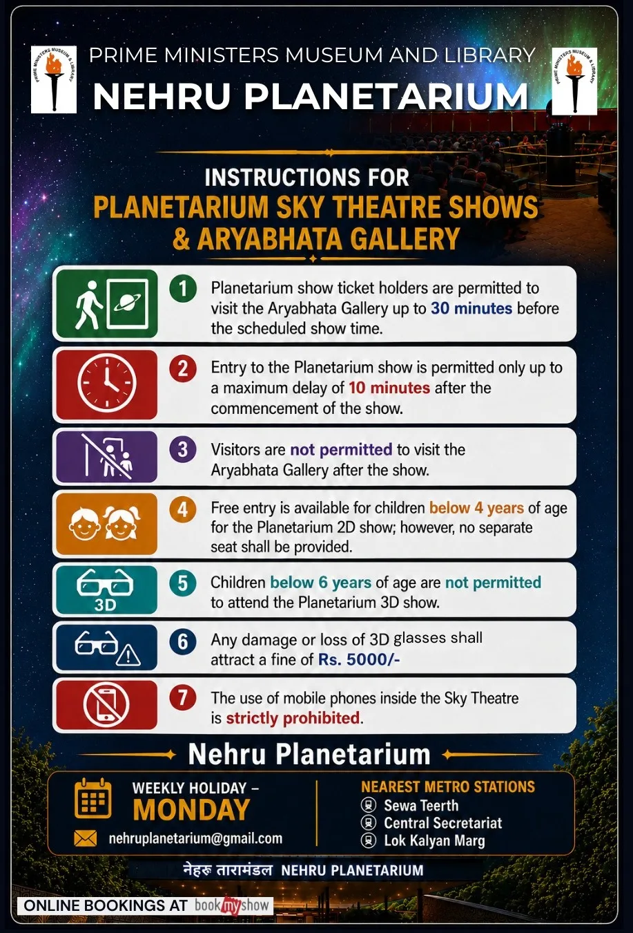 Nehru Planetarium, New Delhi