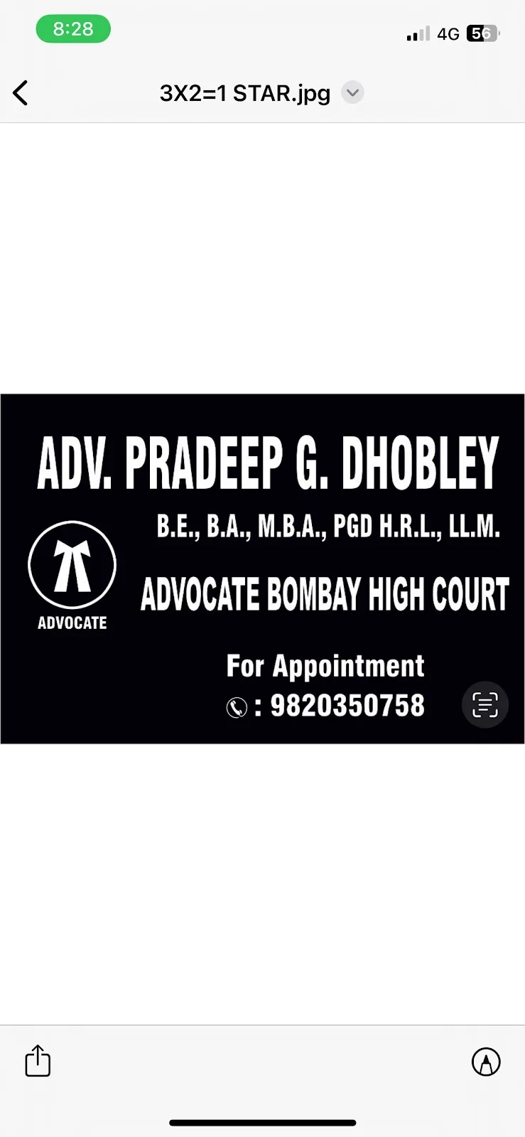 Advocate Pradeep G. Dhobley