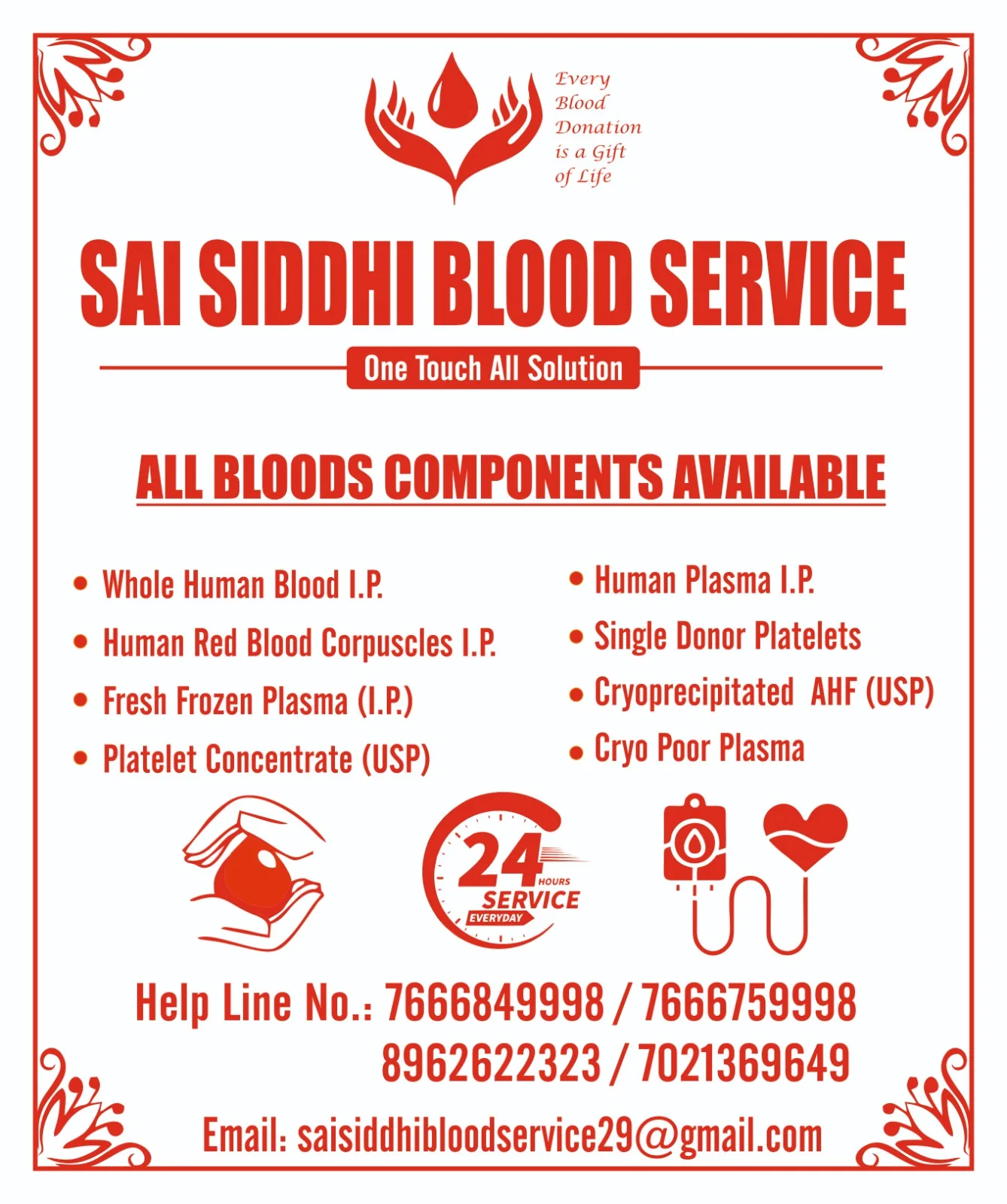 SAI SIDDHI BLOOD STORAGE CENTER