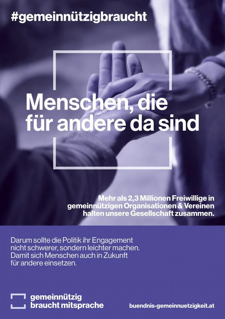 BÜNDNIS FÜR GEMEINNÜTZIGKEIT - Interessenvertretung des gemeinnützigen Sektors und der Freiwilligenorganisationen