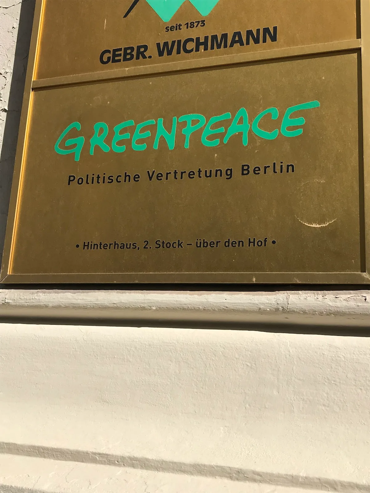 Politische Vertretung Greenpeace Deutschland