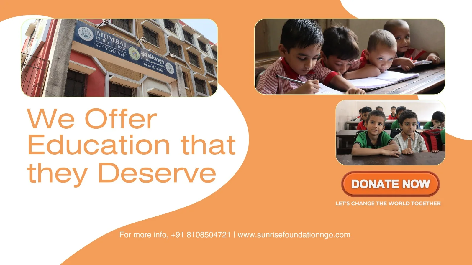 Sunrise Foundation - Charitable Trust For Children's Education in Nagpada