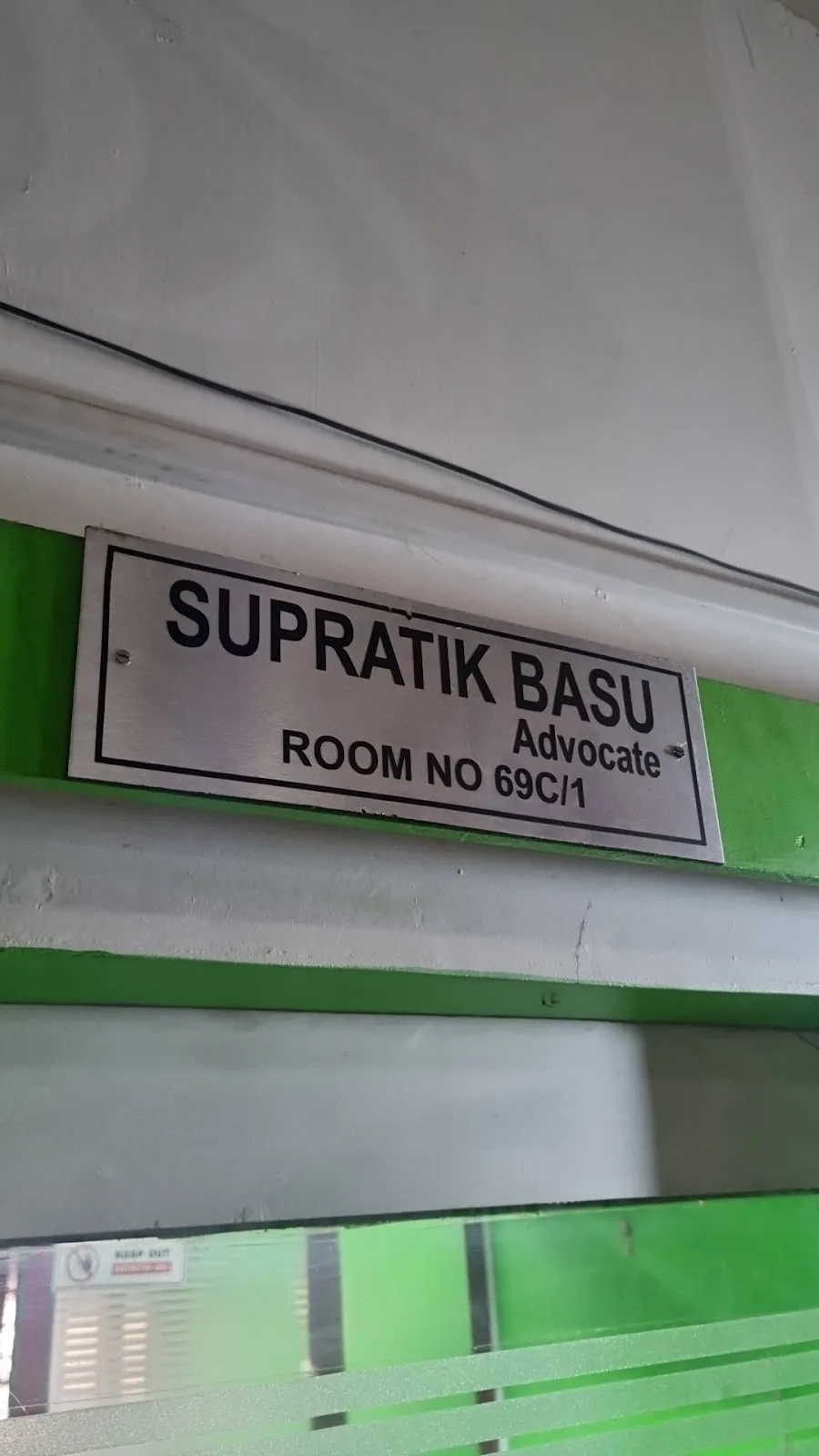 Advocate Supratik Basu