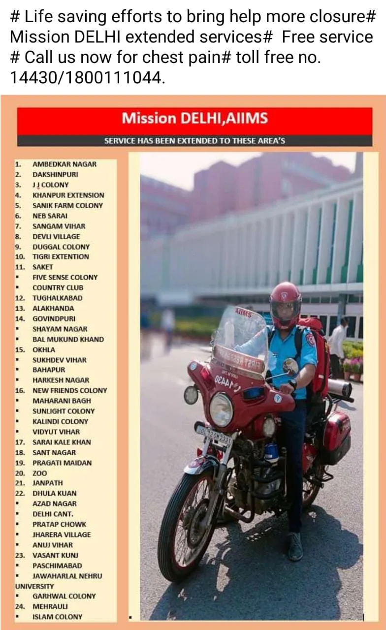 Mission DELHI (Delhi Emergency Heart-Attack Initiative)