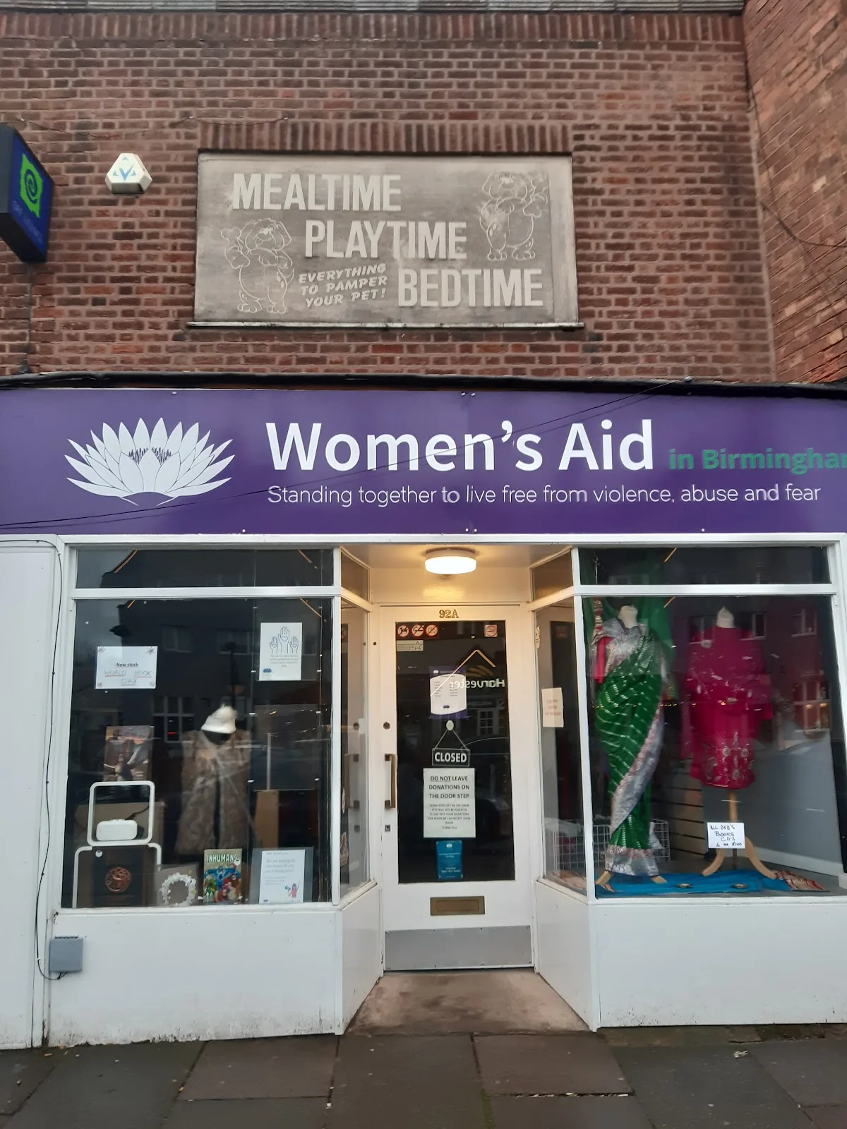 Women's Aid in Birmingham (Charity Shop)