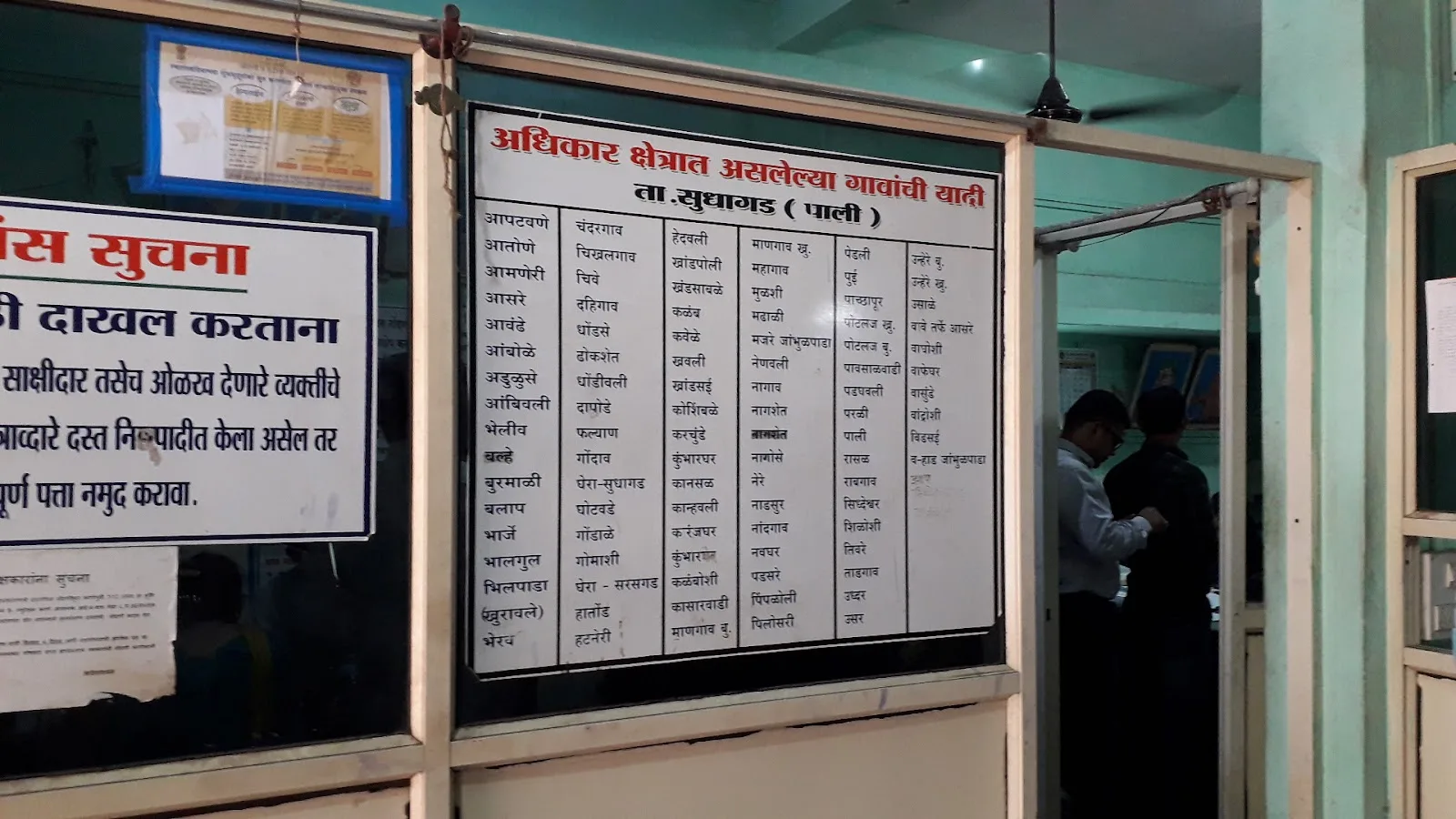 Office of Sub Registrar Pali Sudhagad