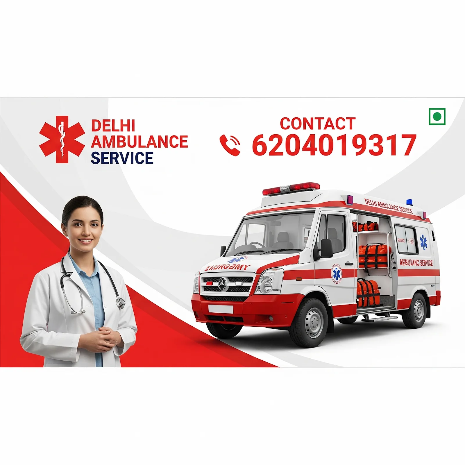 Delhi Ambulance Service And Dead Body Freezer Box