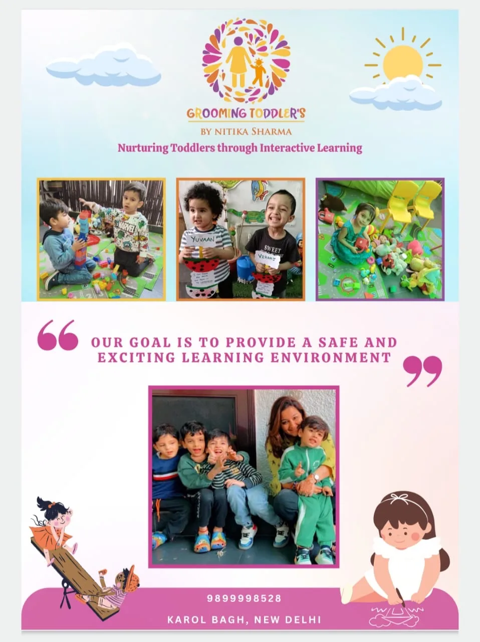 Grooming toddler’s