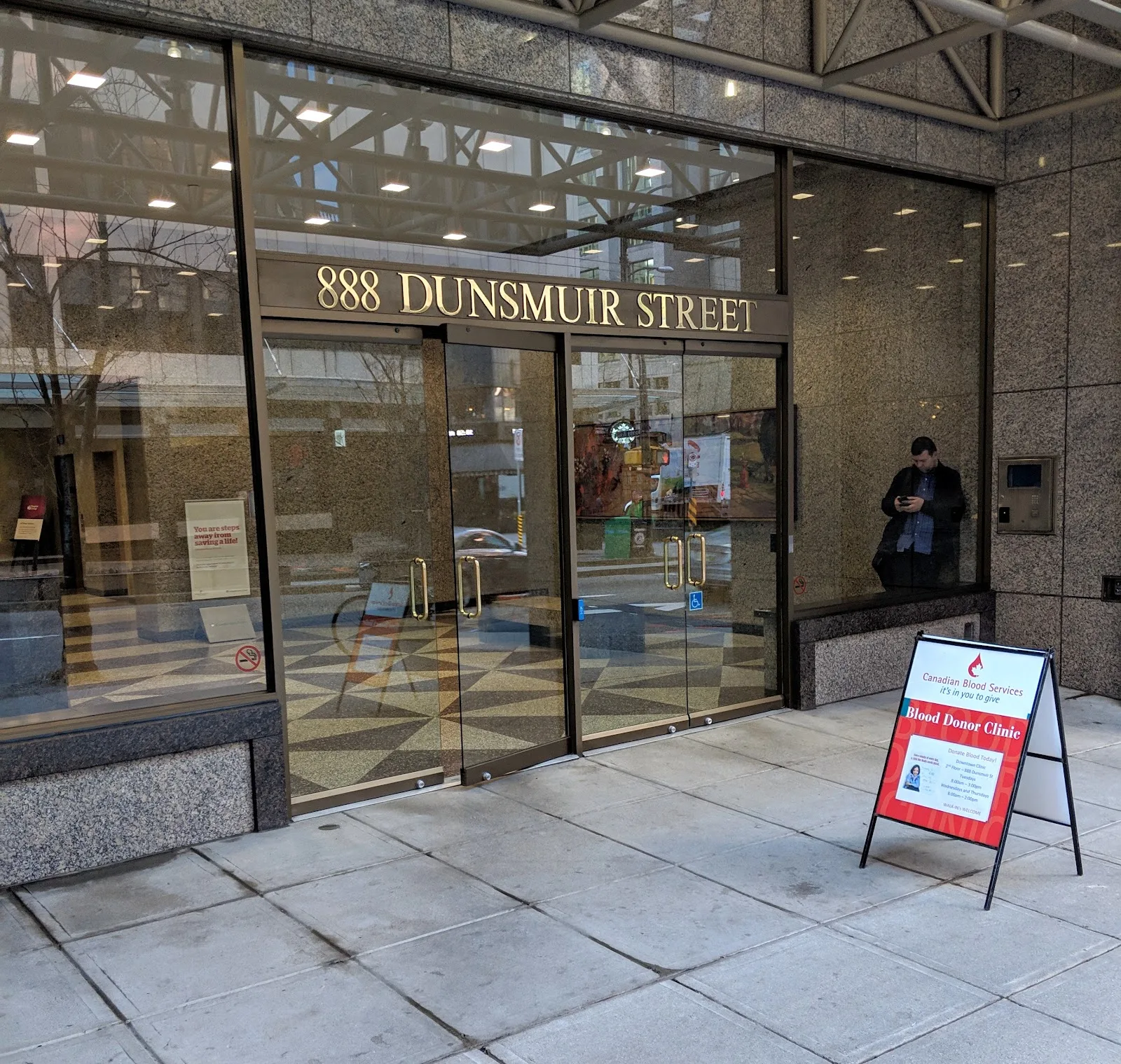 Canadian Blood Services, Dunsmuir St.