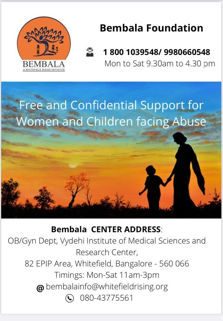 Bembala Foundation - Free & Confidential Support for Women & Children facing Abuse or Distress