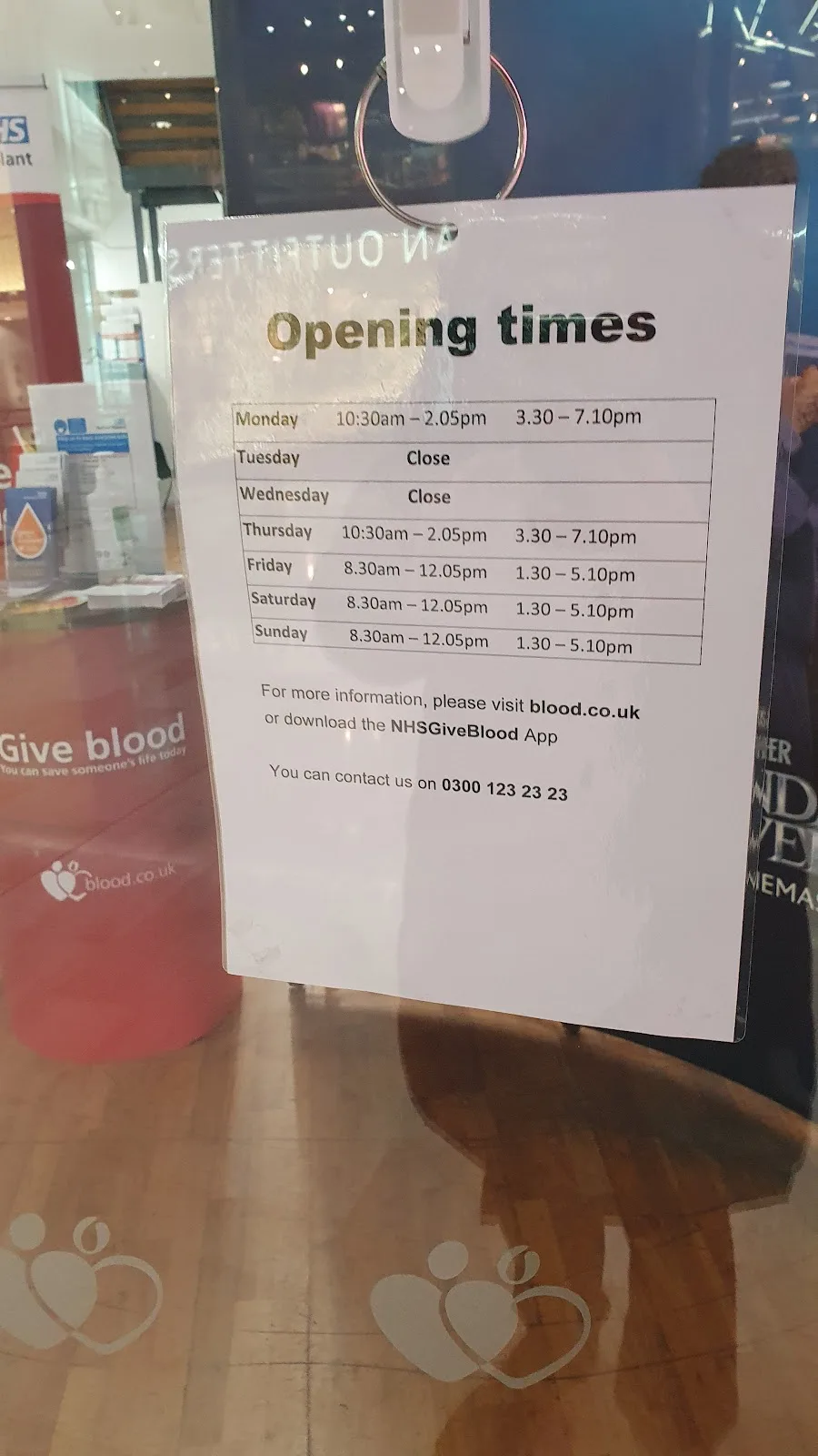 NHS Blood Donation Centre