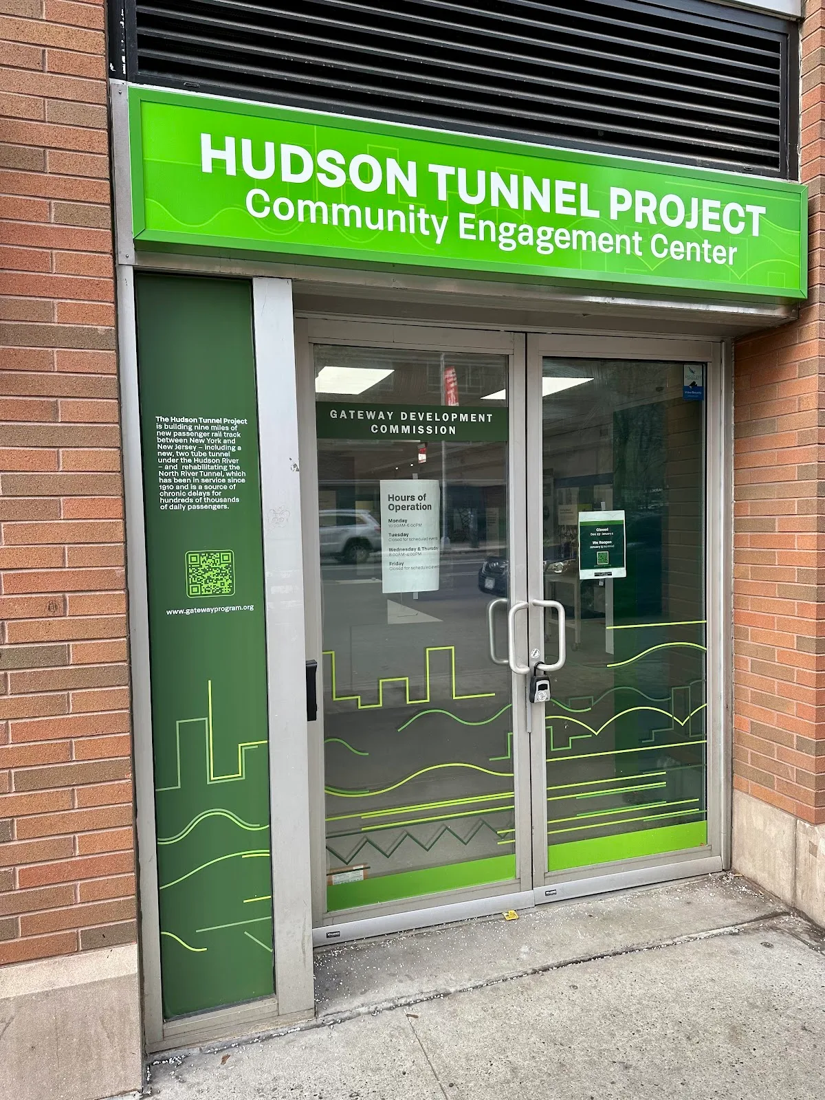 Gateway Hudson Tunnel Project NY Community Engagement Center