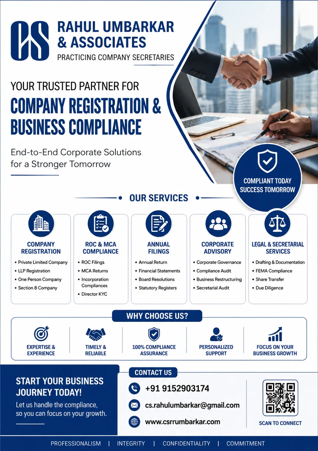 Rahul Umbarkar & Associates | Company Secretaries in Navi Mumbai | CS in Vashi | Startup, Company & LLP Registration