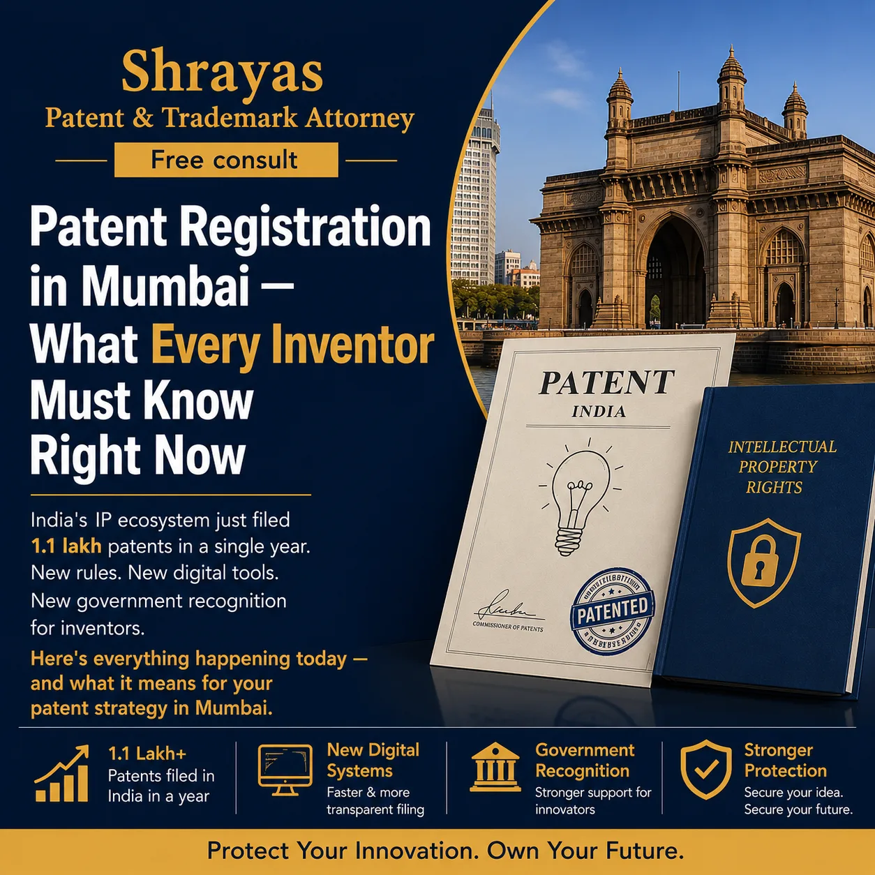 Shrayas patent & trademark attorney