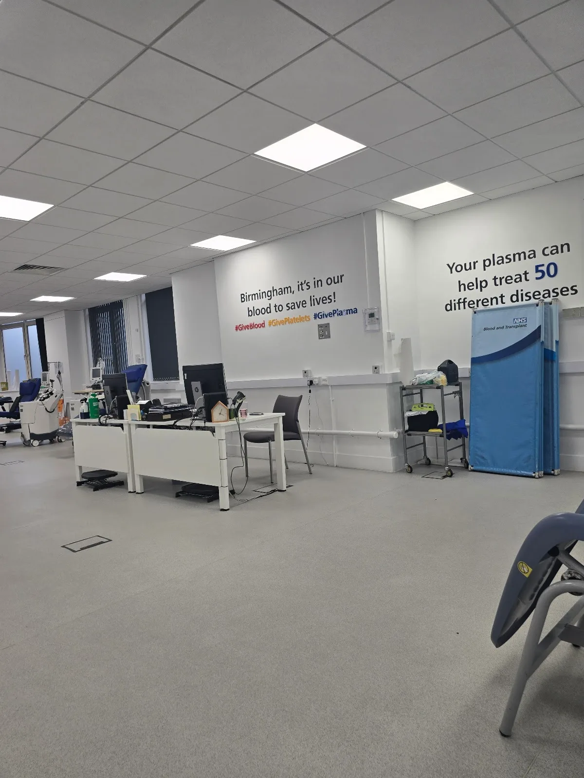 NHSBT Birmingham Blood Donor Centre