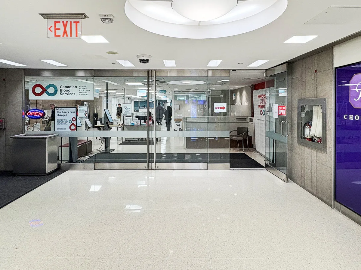 Canadian Blood Services, Yonge & Bloor