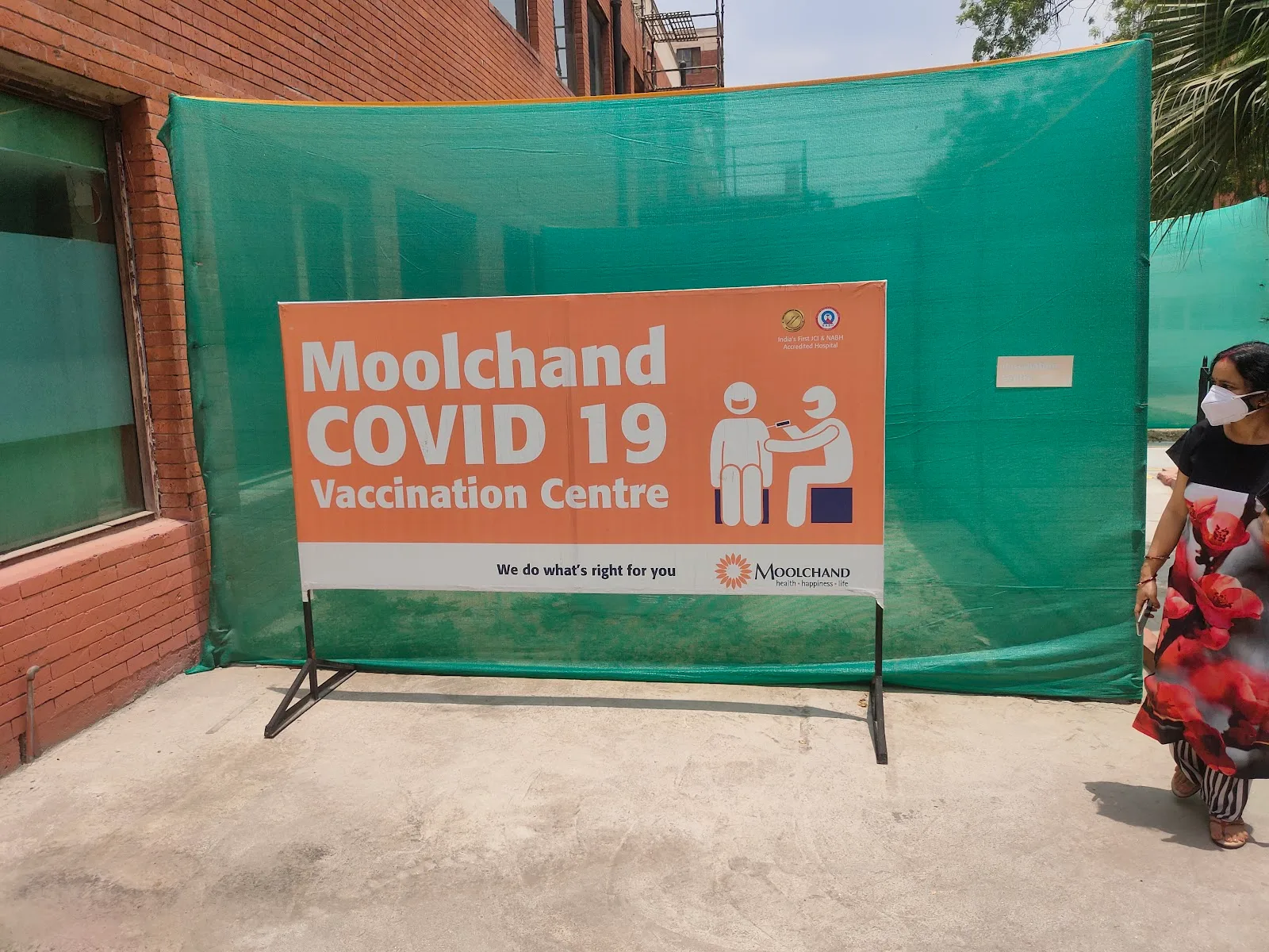 Moolchand Drive Through Vaccination Center